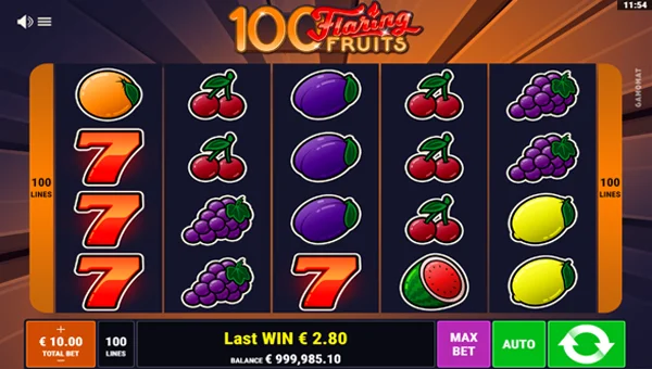 100 Flaring Fruits