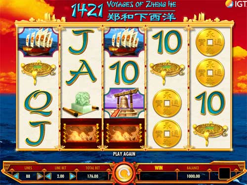 1421 Voyages of Zheng He spelautomat