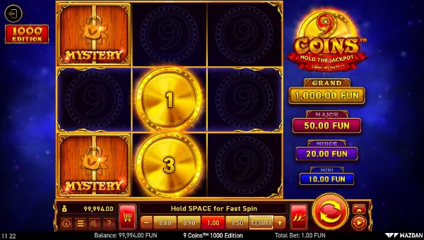 9 Coins 1000 Edition