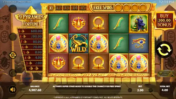 9 Pyramids of Fortune