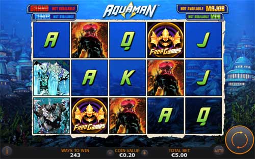 Aquaman spelautomat