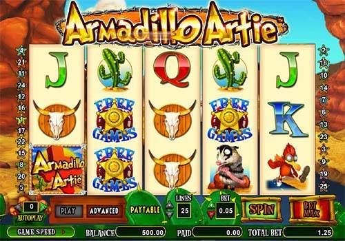 Armadillo Artie spelautomat