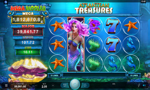 Atlantean Treasures Mega Moolah