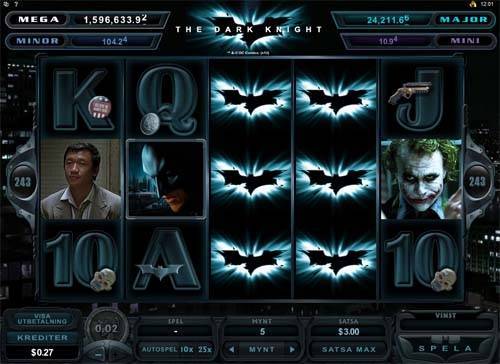 The Dark Knight spelautomat