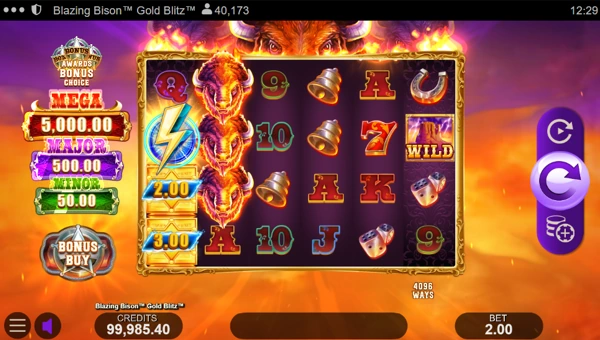 Blazing Bison Gold Blitz