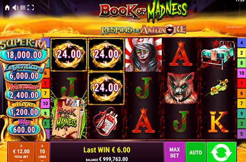 Book of Madness Respins of AmunRe
