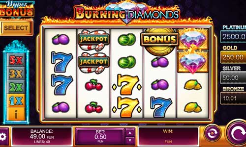 Burning Diamonds videoslot