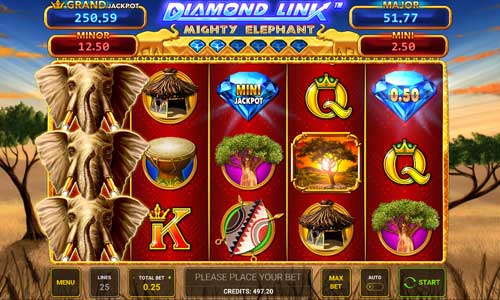 Diamond Link Mighty Elephant spelautomat