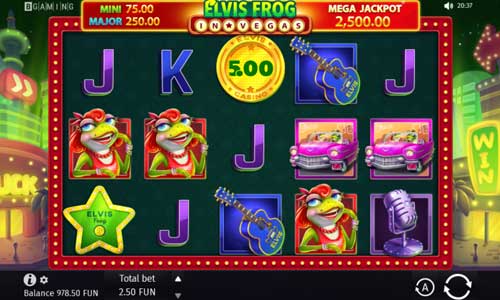 Elvis Frog in Vegas