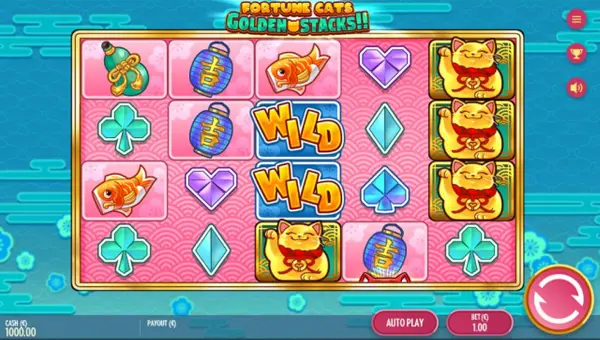 Fortune Cats Golden Stacks