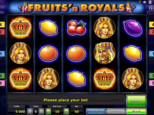 Fruits and Royals spelautomat