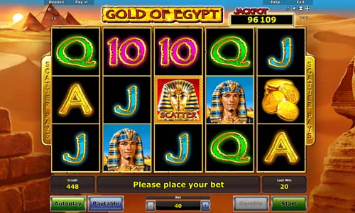 Gold of Egypt spelautomat