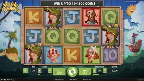 Hooks Heroes spelautomat