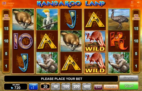 Kangaroo Land spelautomat