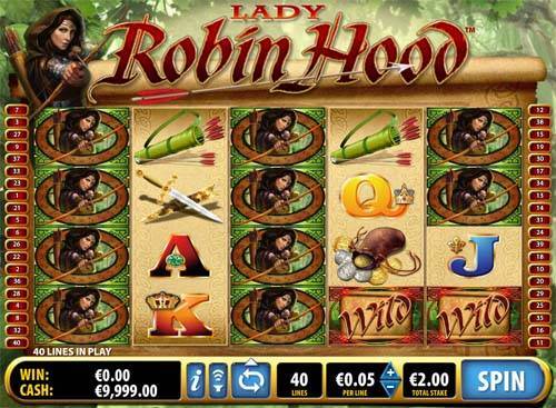 Lady Robin Hood spelautomat