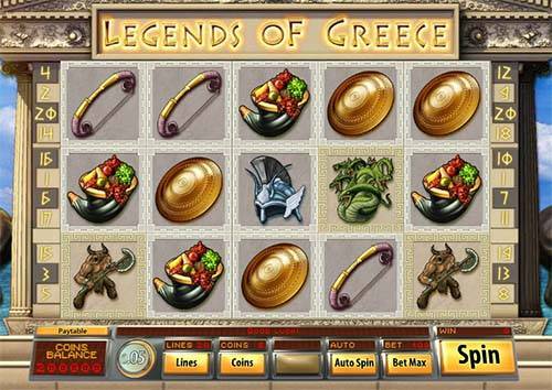 Legends of Greece spelautomat