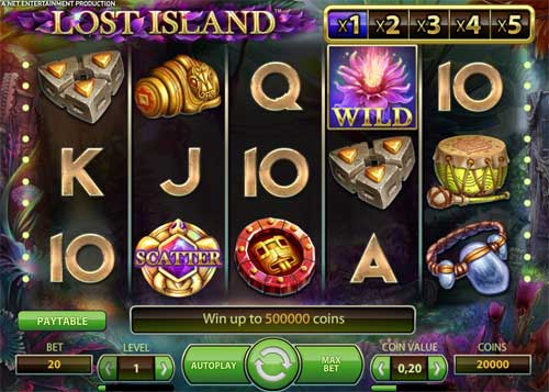 Lost Island spelautomat