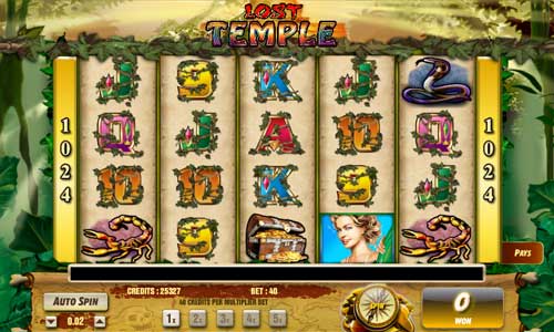Lost Temple spelautomat