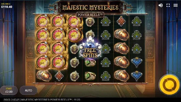 Majestic Mysteries Power Reels
