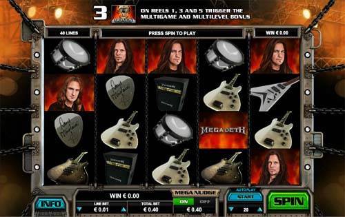 Megadeth spelautomat