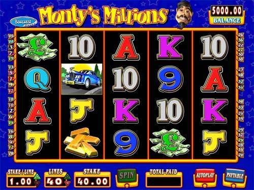Montys Millions spelautomat