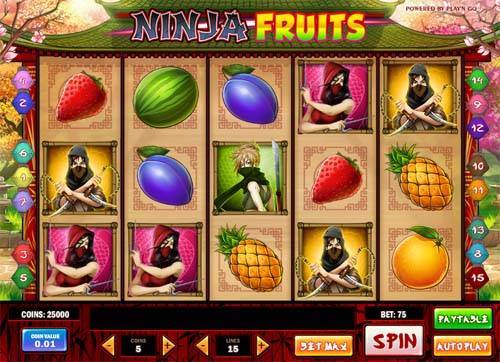 Ninja Fruits spelautomat