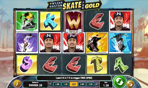 Nyjah Huston Skate for Gold