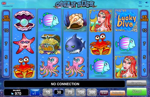 Ocean Rush spelautomat