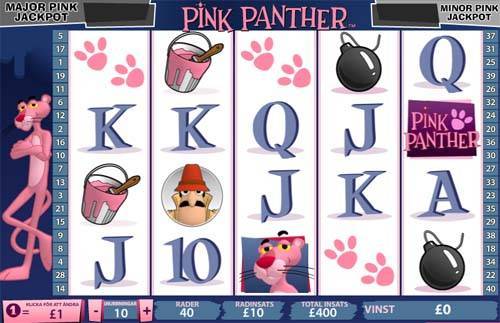 Pink Panther spelautomat