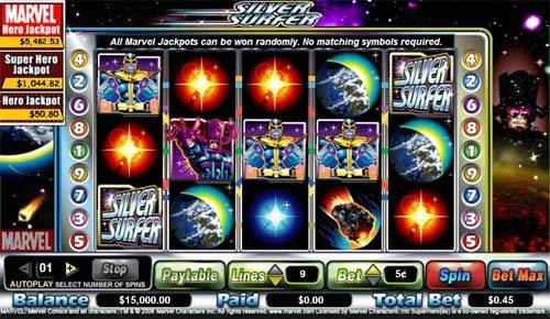 Silver Surfer spelautomat