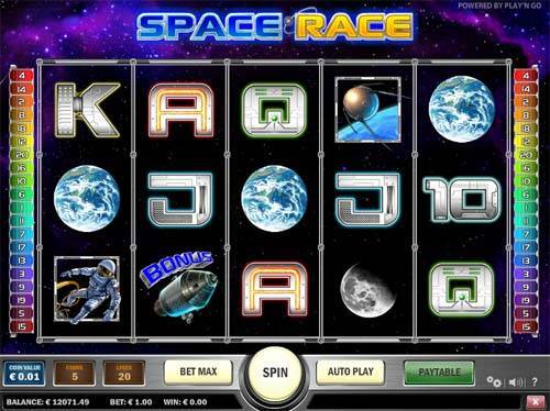 Space Race spelautomat