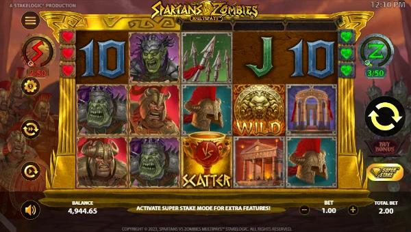 Spartans vs Zombies Multipays