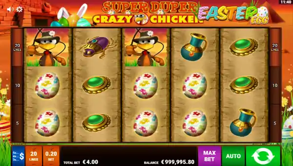 Super Duper Crazy Chicken Easter Egg
