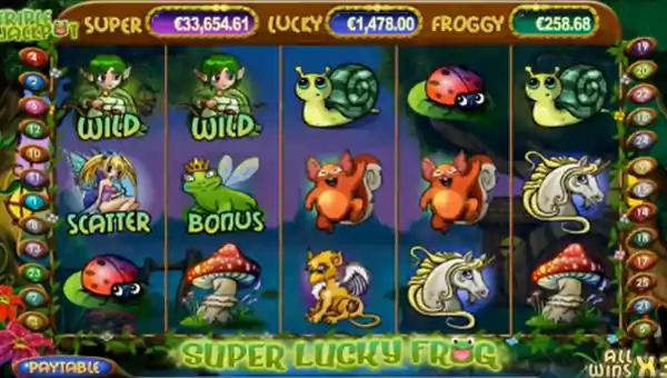 Super Lucky Frog spelautomat