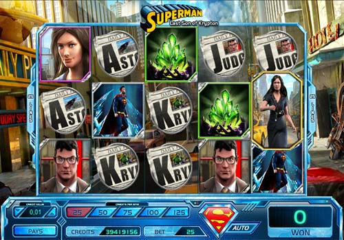 Superman Last Son of Krypton spelautomat