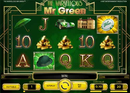 The Marvellous Mr Green spelautomat