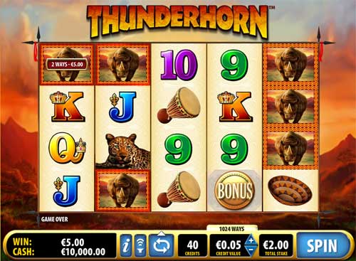 Thunderhorn spelautomat