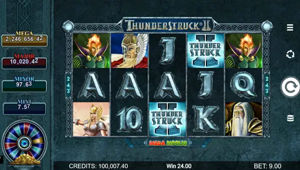 Thunderstruck 2 Mega Moolah