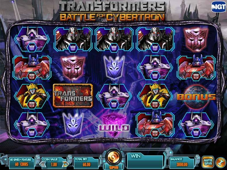 Transformers spelautomat