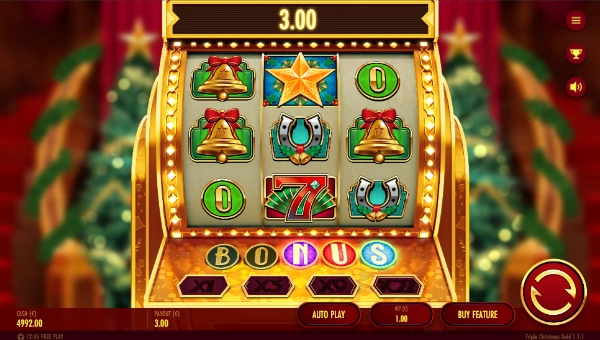Triple Christmas Gold