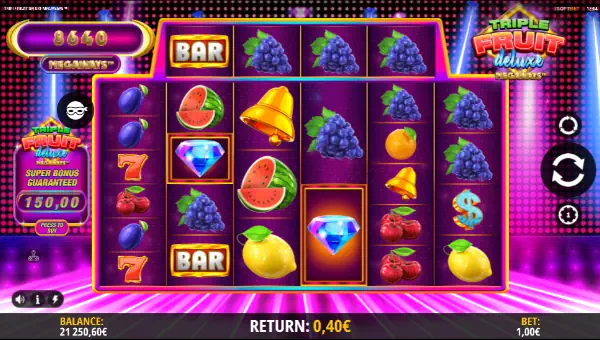 Triple Fruit Deluxe Megaways