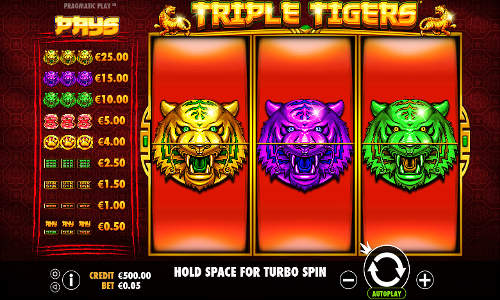 Triple Tigers spelautomat