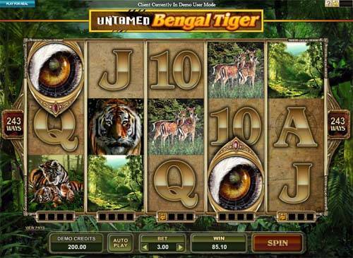 Untamed Bengal Tiger spelautomat