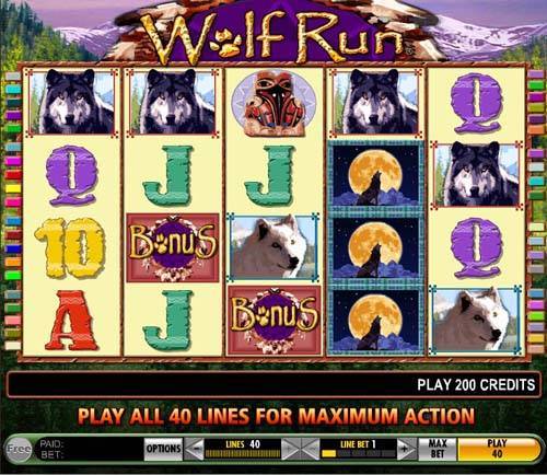 Wolf Run spelautomat