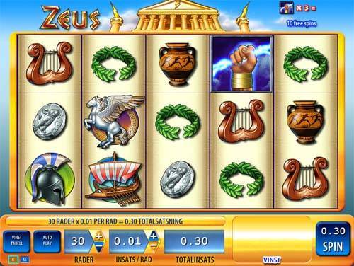 Zeus spelautomat