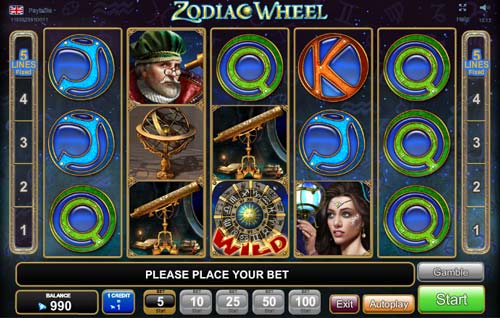 Zodiac Wheel spelautomat